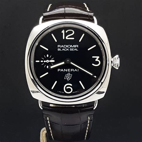 panerai radiomir 1940 48mm|Panerai black seal radiomir.